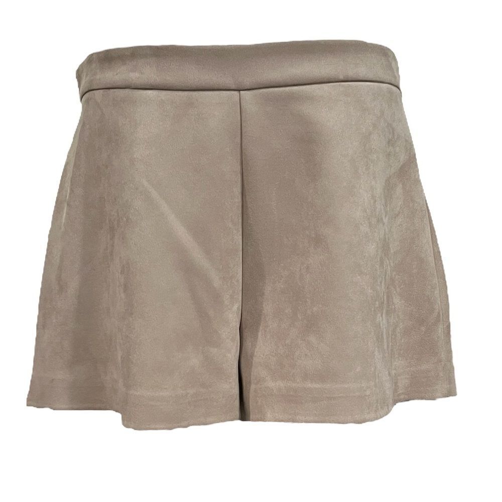 Women’s Faux Suede High Waisted Shorts | L